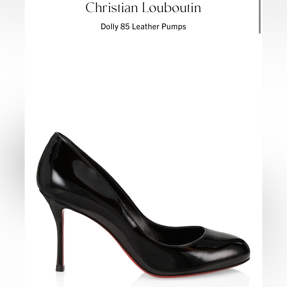 Christian Louboutin Dolly 85 Patent Leather Pumps